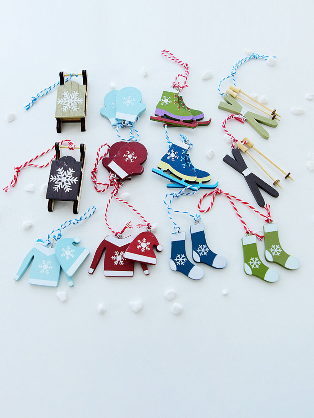 Christmas tree sleigh socks gloves pendant box