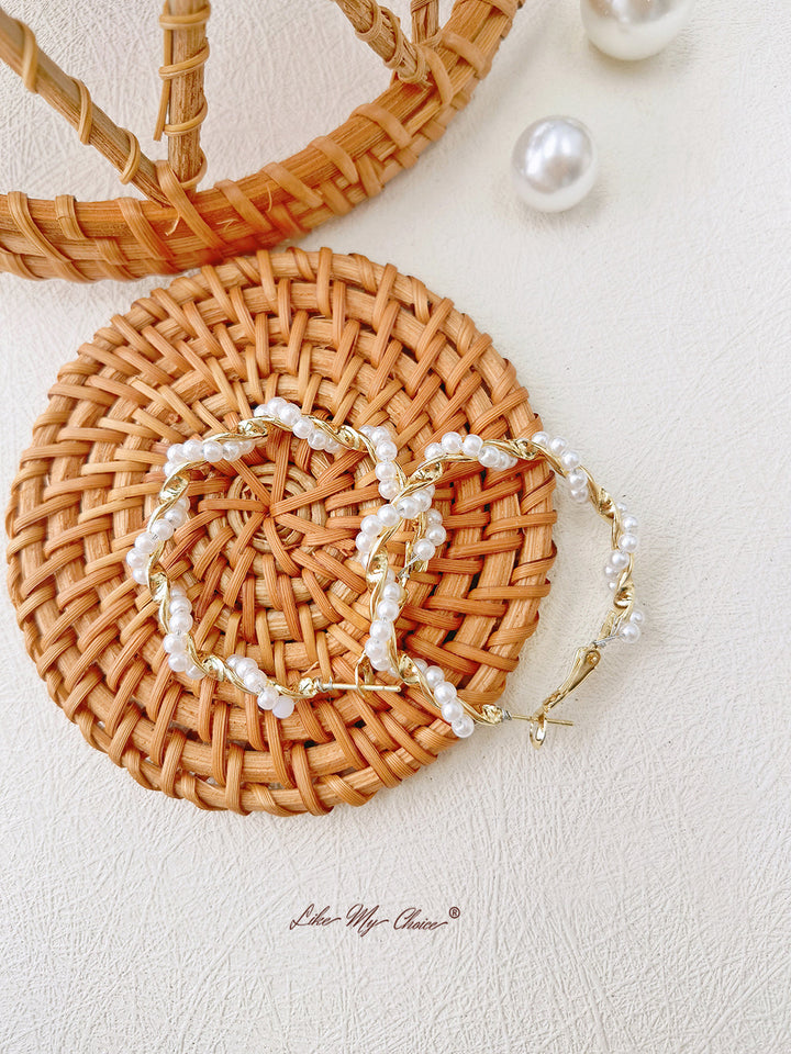 Muses de perles fantaisistes : Boucles d'oreilles en perles spirales d'inspiration bohème