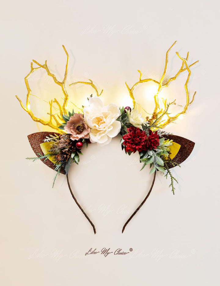 Faun Deer Antler Christams Reindeer Headband | LikeMyChoice®