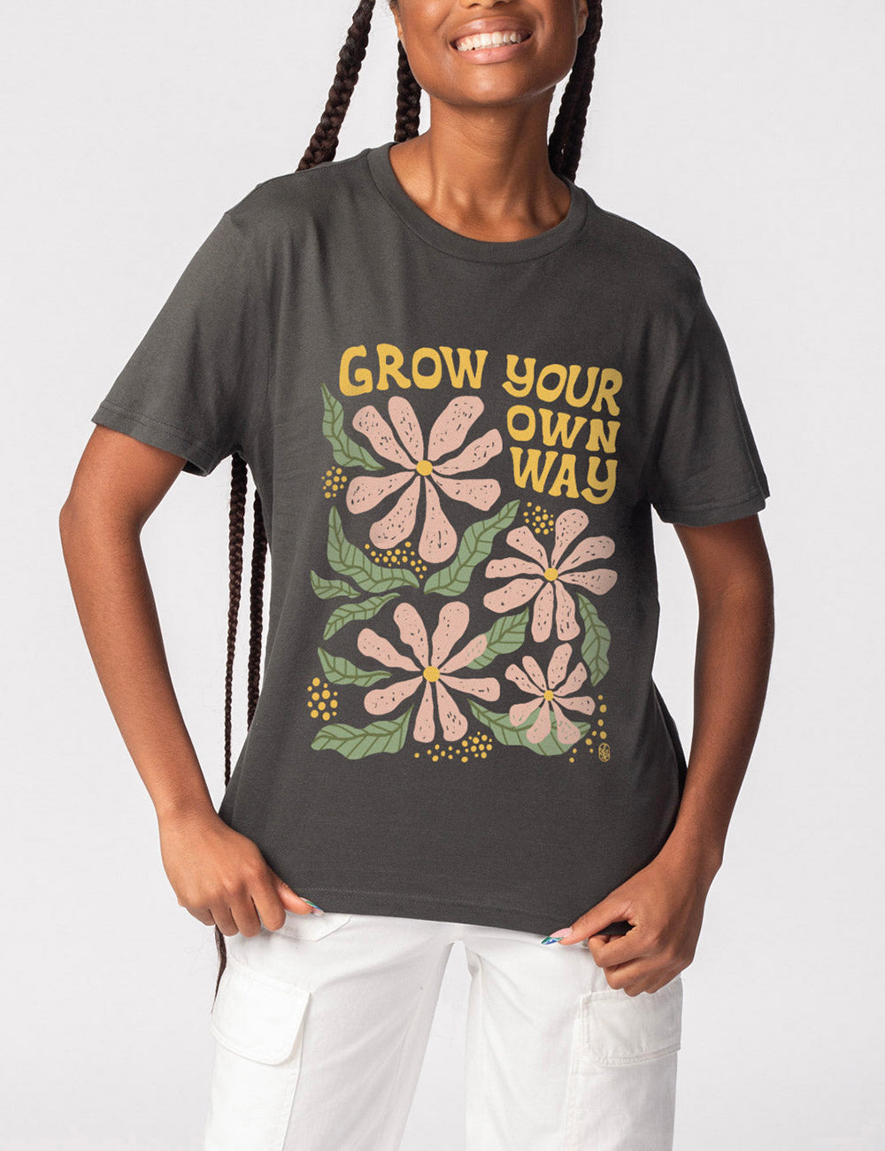 “以自己的方式成长”基本款 T 恤