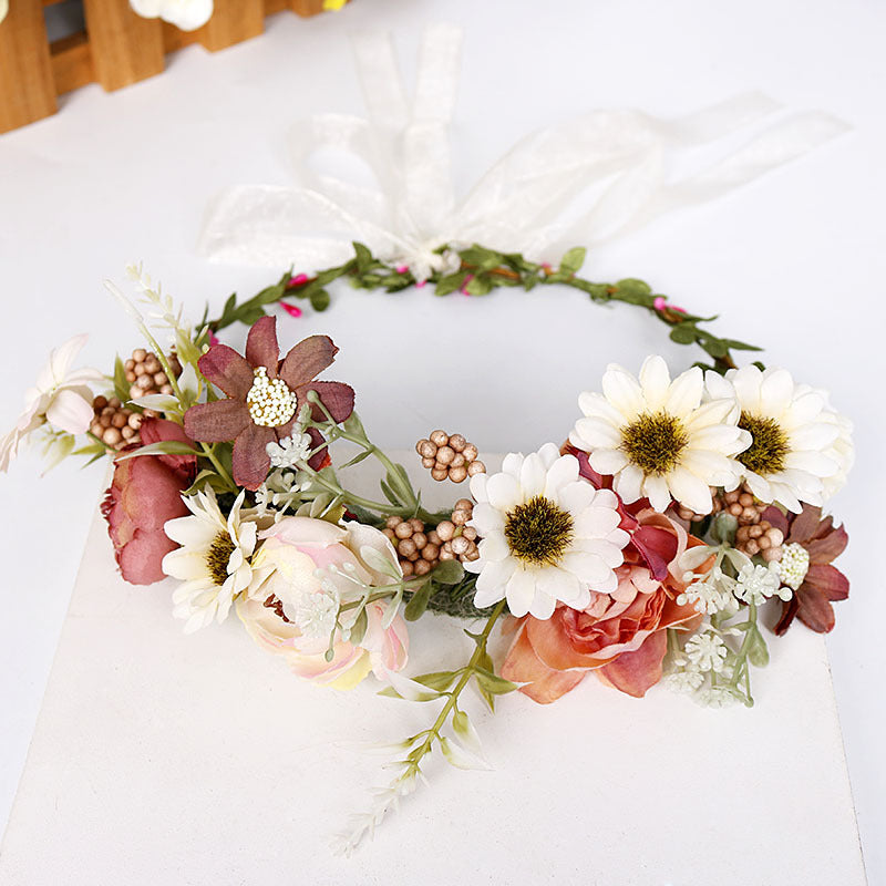 Boho Wedding Flower Crown
