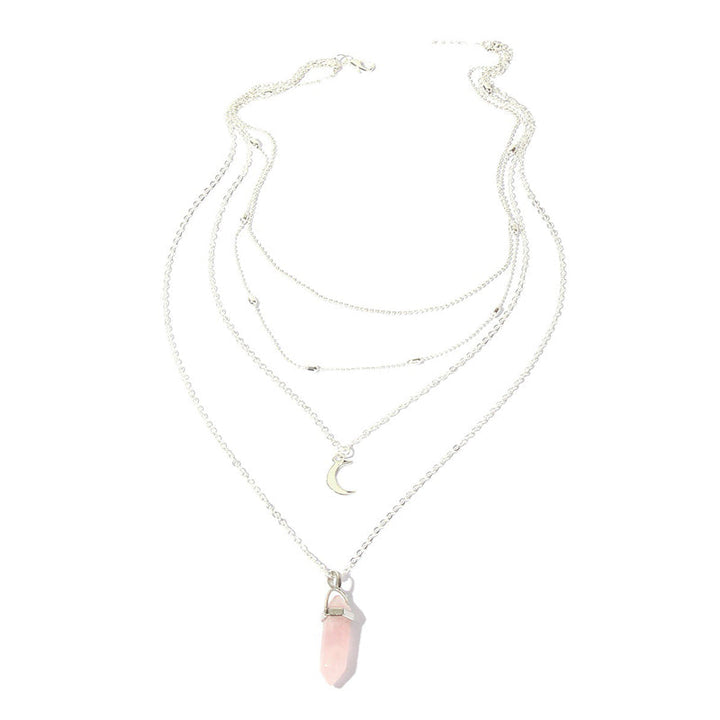 Crystal Quartz Healing Pendant Necklace