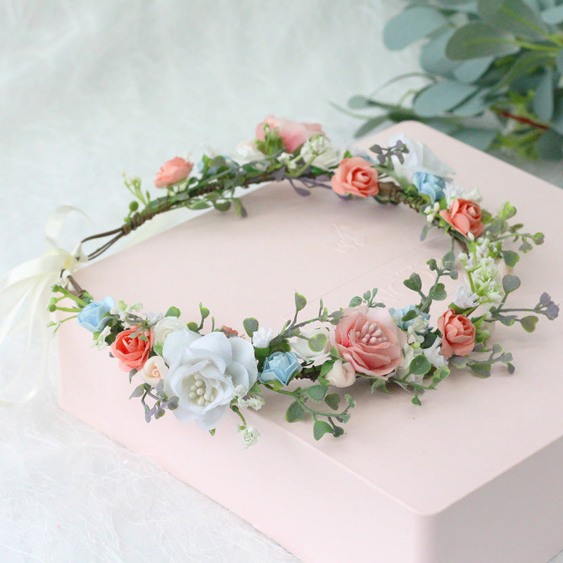 Romantisk Rose Flower Crown
