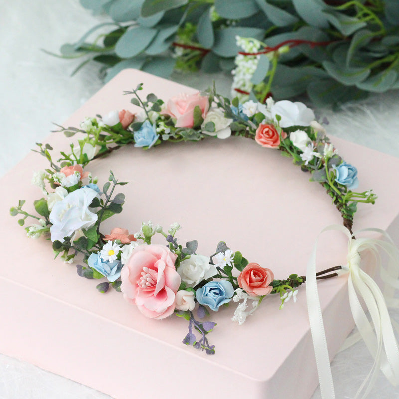 Romantisk Rose Flower Crown