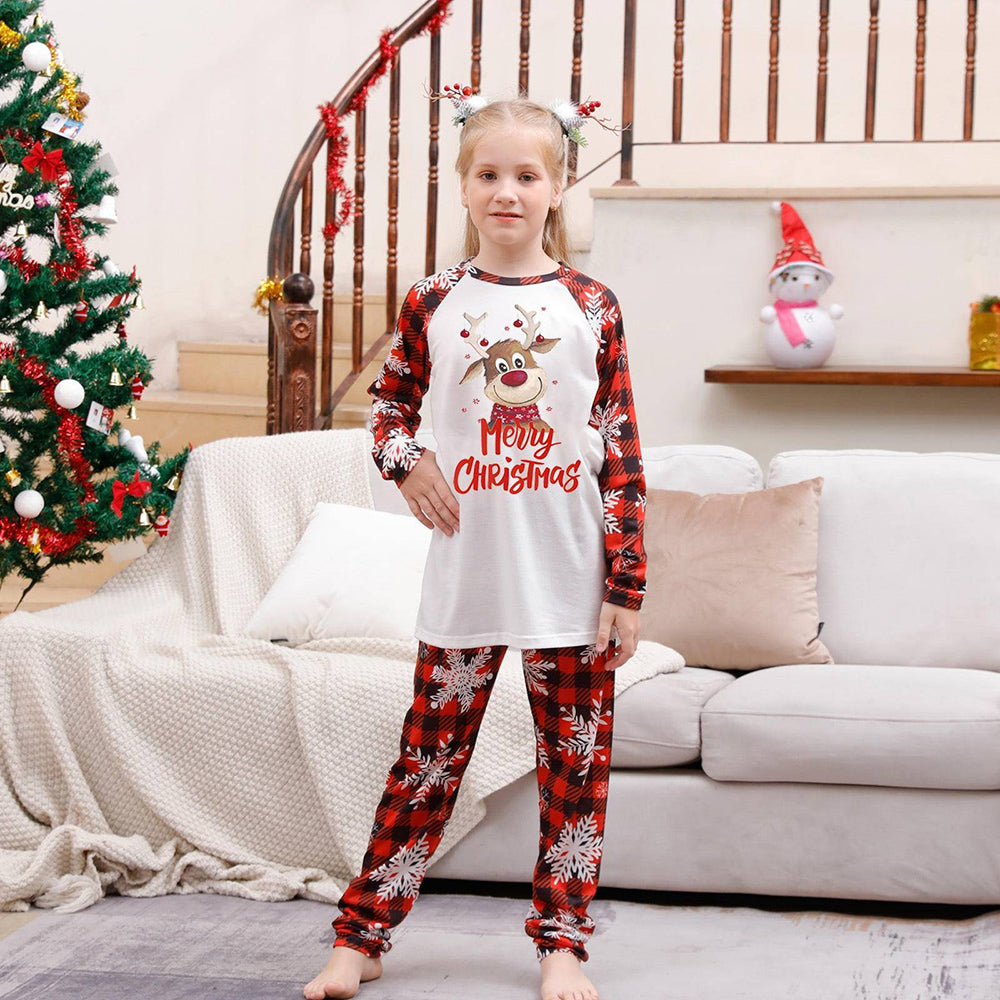 Veselé Vánoce Santa a strom odpovídající rodinné pyžamo Set
