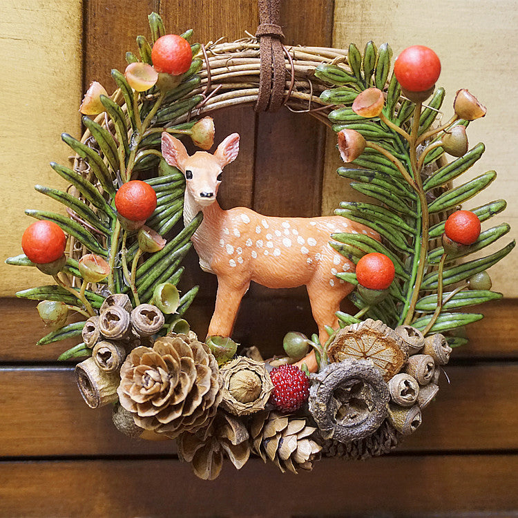 LikeMyChoice® Christmas Forest Sika Deer Car Hanging