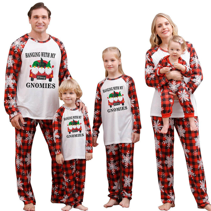 Merry Christmas Santa and Tree Matching Family Pajamas Set