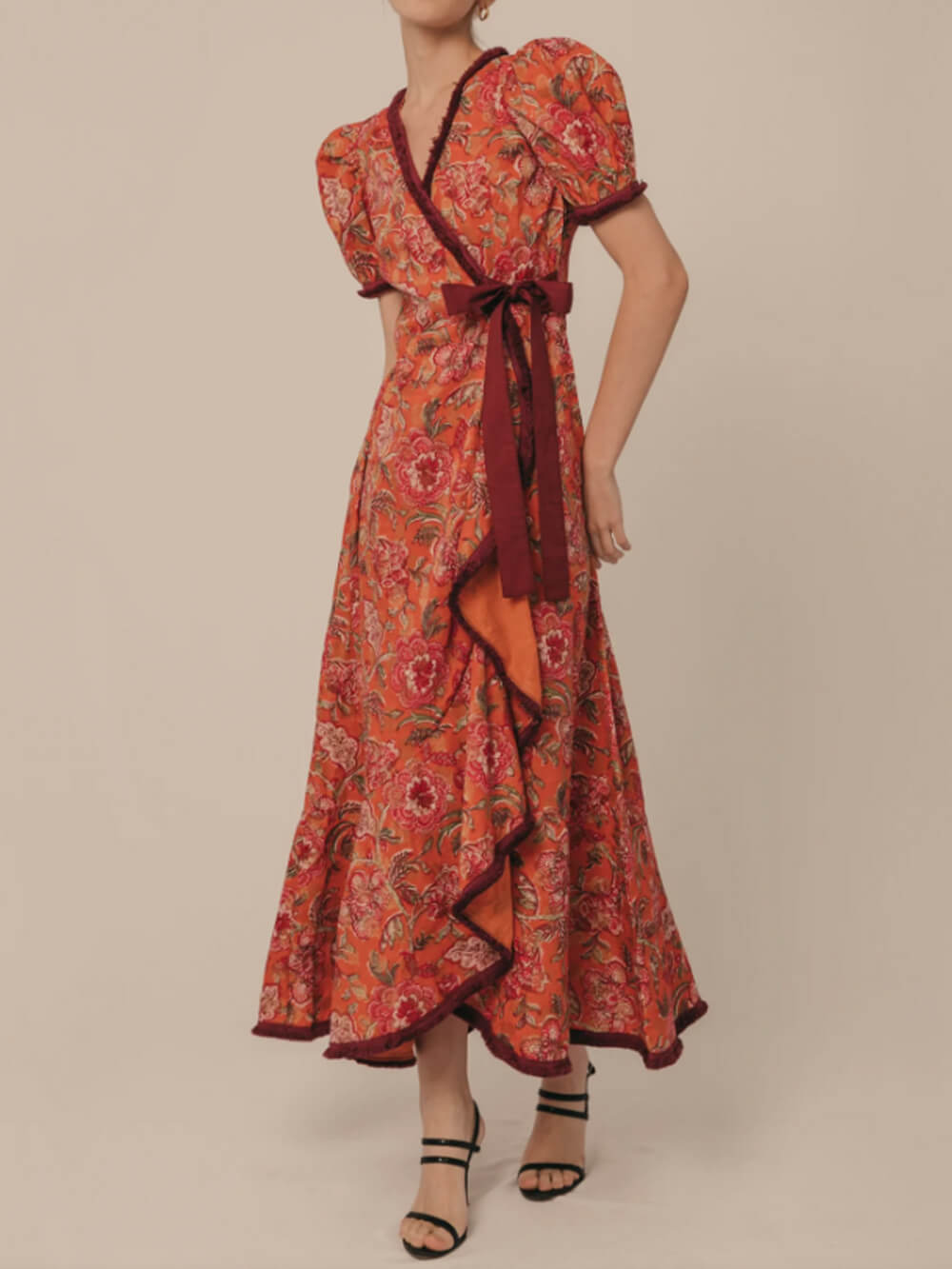 Bohemian Vintage Midi Φόρεμα