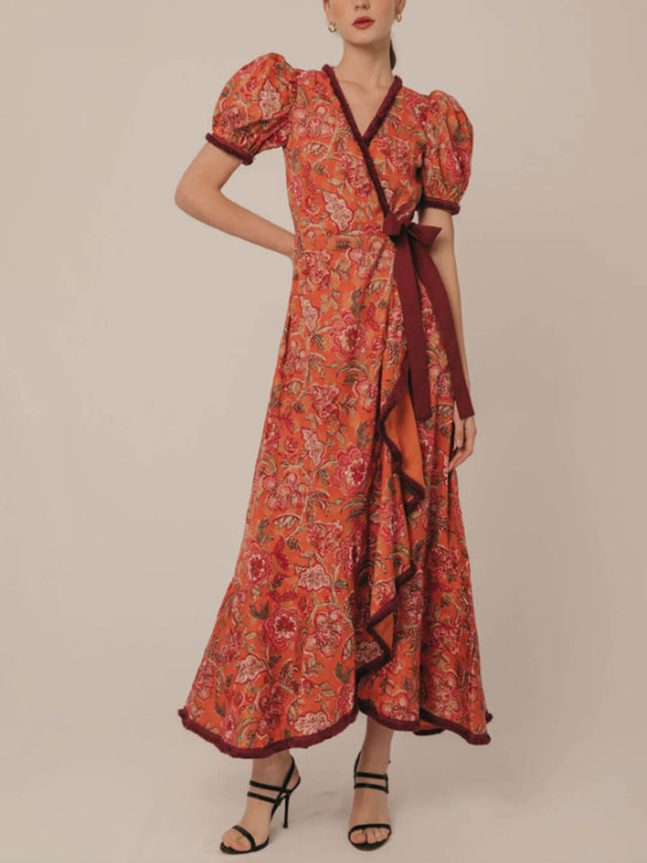 Bohemian Vintage Midi Φόρεμα