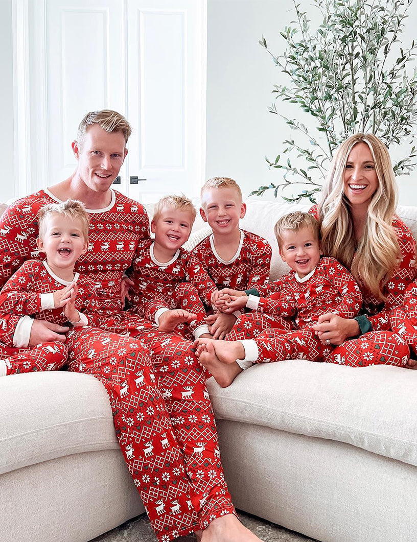 Christmas Elg Fmalily Matching Pyjamas