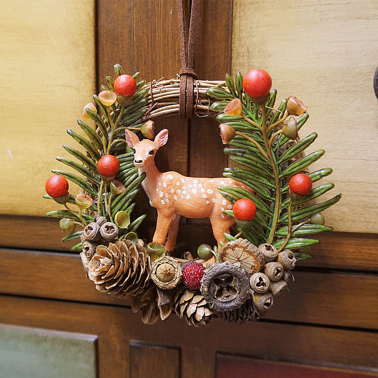 LikeMyChoice? Christmas Forest Sika Deer Car Hanging